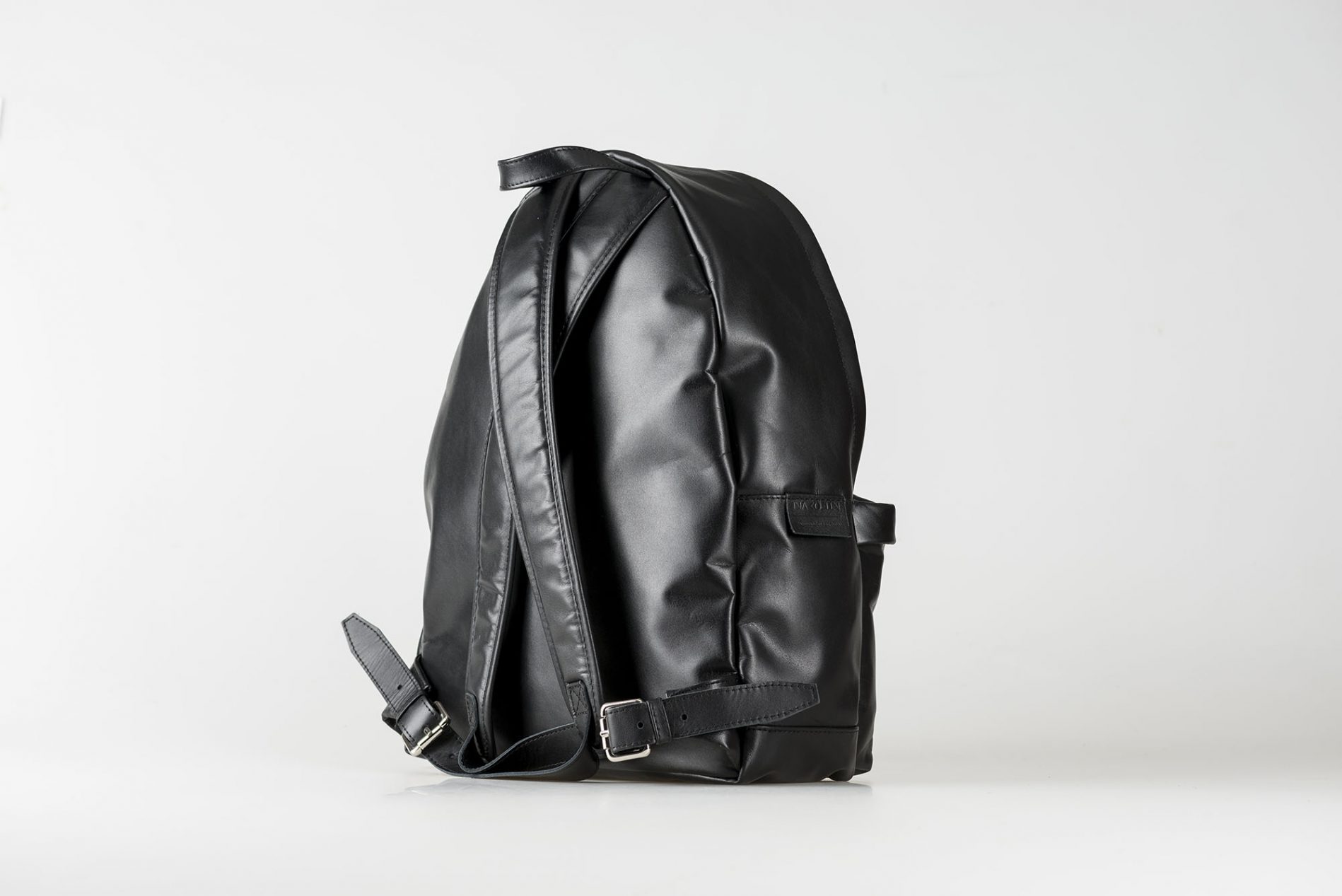 Black Leather Backpack Ethically Handmade in Europe | Ina Koelln