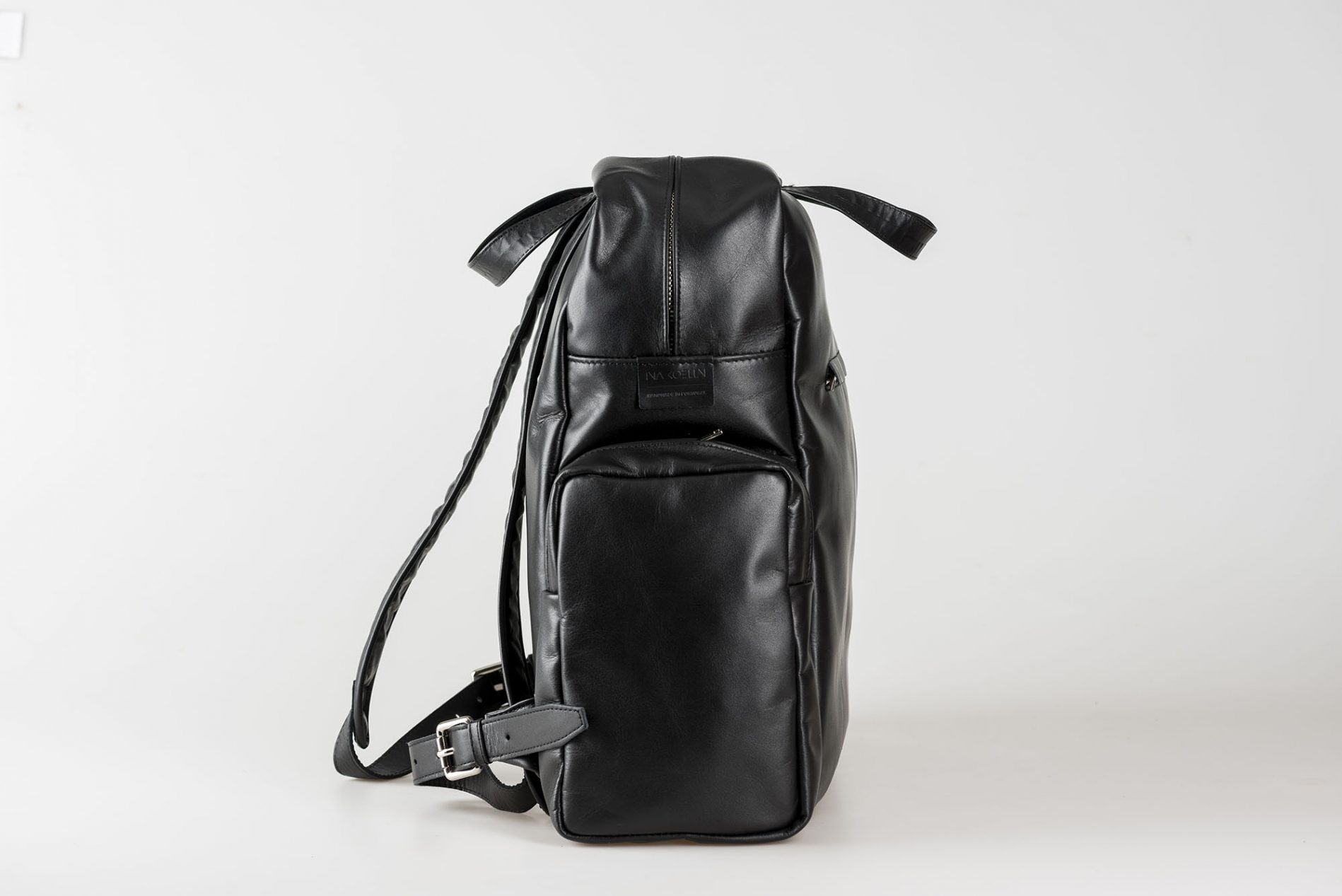 Chucky Black Leather Backpack | Ina Koelln